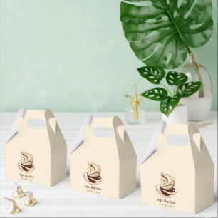 Modernes Minimal Coffee Shop beruflich Geschenkschachtel