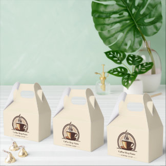 Modernes Minimal Coffee Shop beruflich Geschenkschachtel