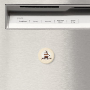Modernes Minimal Coffee Shop beruflich Magnet