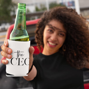 Modernes Minimal Der CEO Black Dosenkühler