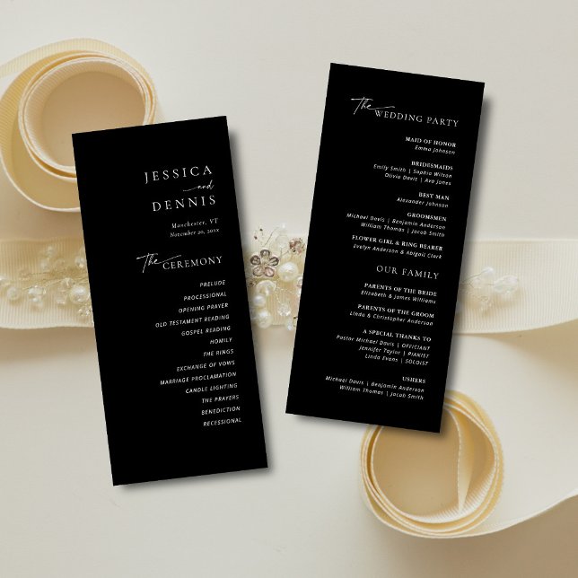 Modernes Minimal elegantes Script Chic Hochzeitspr (Von Creator hochgeladen)