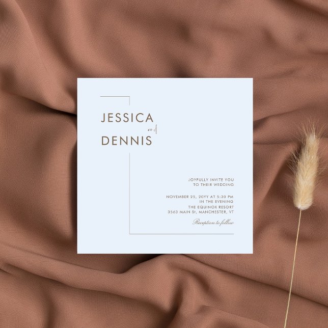 Modernes Minimal Elegantes Script Einladung (Von Creator hochgeladen)