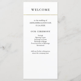 Modernes Minimal | Imitate Gold Border Wedding Pro Programm