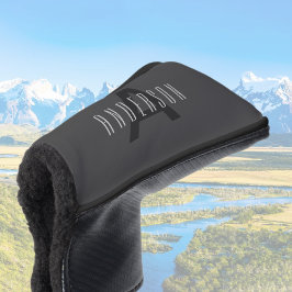 Modernes Minimal Monogram Design bearbeitbar Dunke Golf Headcover