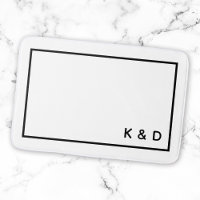 Modernes Minimal-Monogram-Erwärmen