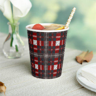 Modernes Minimal Muster Pappbecher
