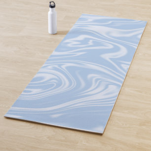 Modernes Minimal Soft Blue Yogamatte