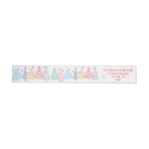 Modernes Minimal Whimsical Weihnachtsduodle