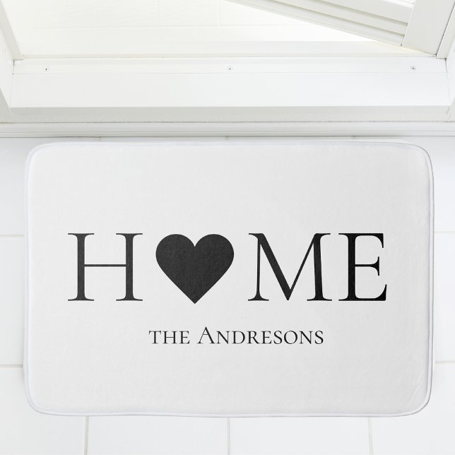 Modernes Minimal-Zuhause-Personalisiertes Geschenk Badematte (Von Creator hochgeladen)