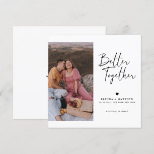 Modernes Minimales Foto für Hochzeiten retten den