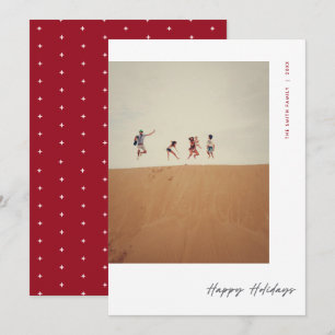 Modernes Minimales Foto Weihnachten