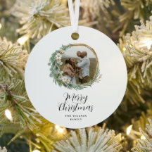 Modernes, minimales Foto Weihnachtsgeschenk