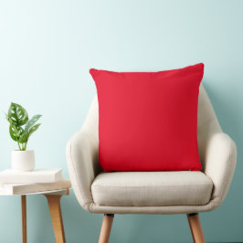 Modernes, minimales rotes, rotes, rotes, rotes Kis Kissen