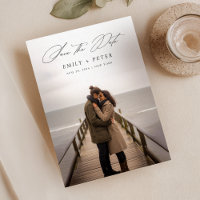 Modernes, minimales Script-Foto für Hochzeiten spe