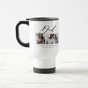 Modernes, minimales Script-Geschenk mit mehreren F Reisebecher