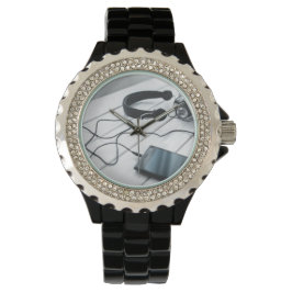 Modernes, minimales Smartwatch-Look Armbanduhr
