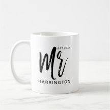 Modernes & minimales Typografie Mr Hubby