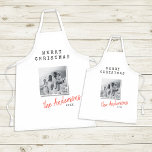 Modernes, minimales Weihnachts-Vintages Foto Schürze<br><div class="desc">Moderne minimale Weihnachten Vintage Indie Foto Urlaub Schürze</div>