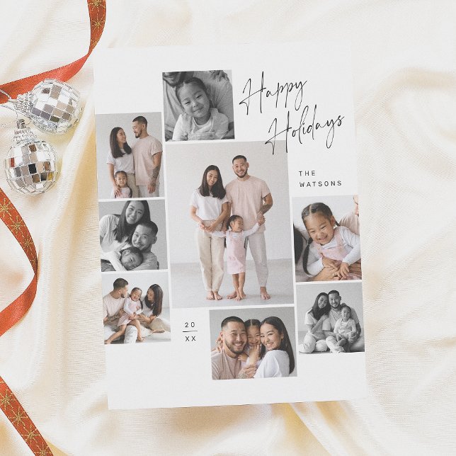 Modernes Minimalistisch 9 Fotomaterial Weihnachten (Von Creator hochgeladen)