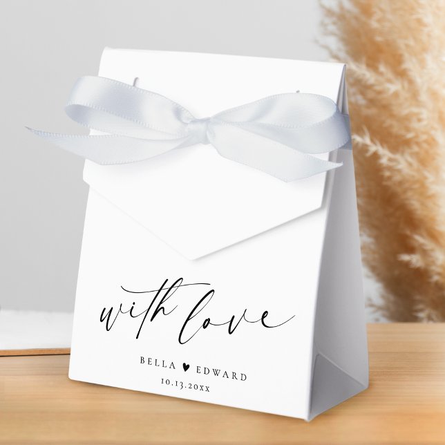 Modernes Minimalistisch mit Liebe Gastgeschenk Hoc Geschenkschachtel (Von Creator hochgeladen)