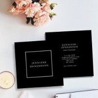 Modernes, minimalistisch-schwarz-grau beruflich