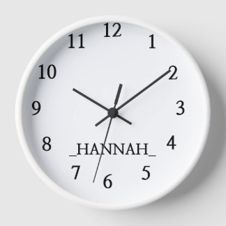 Modernes Minimalistisch Uhr
