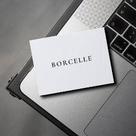 Modernes Minimalistisch Visitenkarte