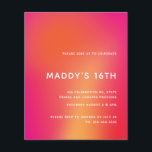 Modernes Minimalistisches Abstraktes Sweet 16 Invi Flyer<br><div class="desc">Kann vollständig an Ihre Bedürfnisse angepasst werden,  um Ihren Anzug zu erfüllen. © Gorjo Designs. Made for you via Zazzle Plattform. // Benötigen Sie Hilfe bei der Anpassung Ihres Designs? Andere Ideen got? Kontaktieren Sie mich (Zoe) direkt.</div>