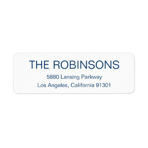 Modernes Minimalistisches Adressenlabel