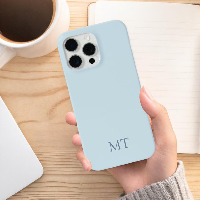 Modernes Minimalistisches Anfangsmonogramm Case-Mate iPhone Hülle (Von Creator hochgeladen)