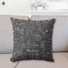 Modernes Minimalistisches Bauernhaus Küche Geschir Kissen