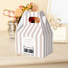 Modernes Minimalistisches Beistreifen-Business-Log Geschenkschachtel