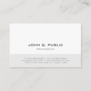 Modernes, Minimalistisches Berufliches, einfaches  Visitenkarte
