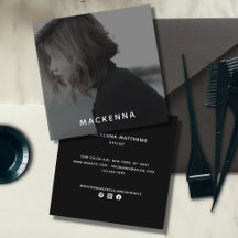 Modernes Minimalistisches Berufliches Haar-Stylist