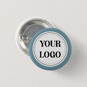 Modernes Minimalistisches Berufliches Schwarz Button
