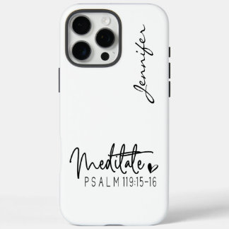 Modernes Minimalistisches Bibelverse Psalm iPhone iPhone 16 Pro Max Hülle