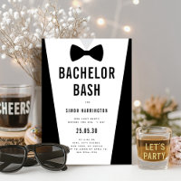 Modernes Minimalistisches Big Bold Bachelor Bash P