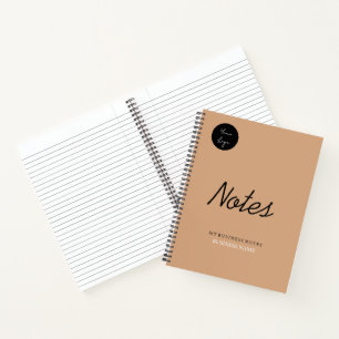 Modernes Minimalistisches Business-Notebook Notizbuch