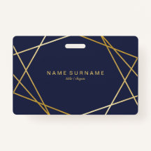 Modernes Minimalistisches Chic-Gold geometrisches