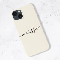 Modernes Minimalistisches Cream-Signature-Skript