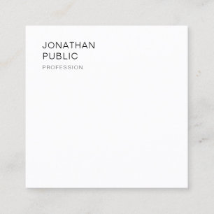 Modernes, Minimalistisches Design-Template elegant Quadratische Visitenkarte