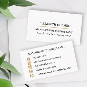 Modernes Minimalistisches Design Visitenkarte