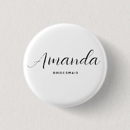 Modernes Minimalistisches Drehbuch Bachelorette Br Button