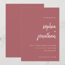 Modernes Minimalistisches Drehbuch Terra Rosa | Ho