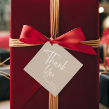 Modernes Minimalistisches Drehbuch Vielen Dank