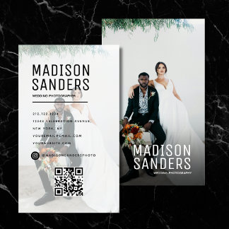 Modernes Minimalistisches, einfaches Berufliches F Visitenkarte