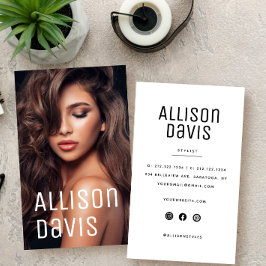 Modernes Minimalistisches, einfaches Berufliches F Visitenkarte