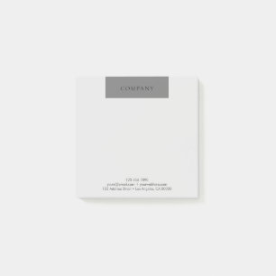 Modernes Minimalistisches einfaches Post-it Klebezettel