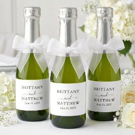 Modernes Minimalistisches Einfaches Wedding Mini
