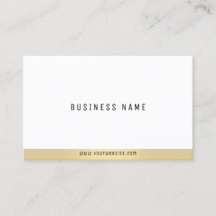 Modernes Minimalistisches Elegantes Gold Beruflich Visitenkarte